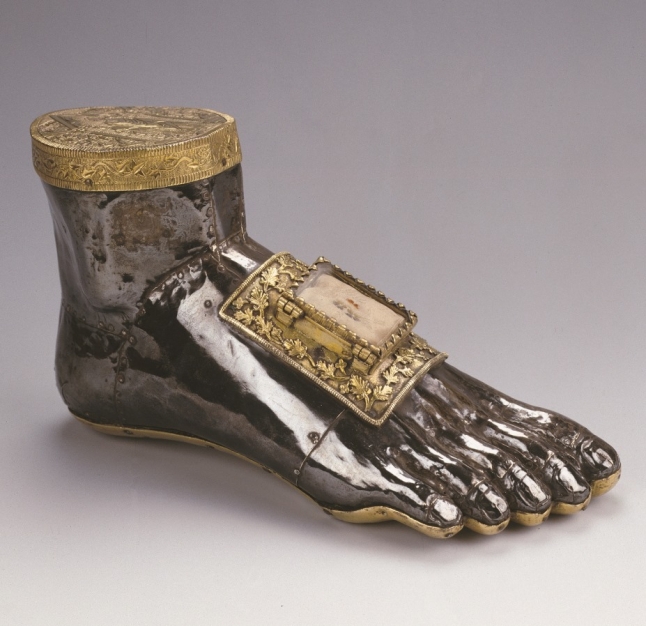 Foot reliquary of Saint Blaise
